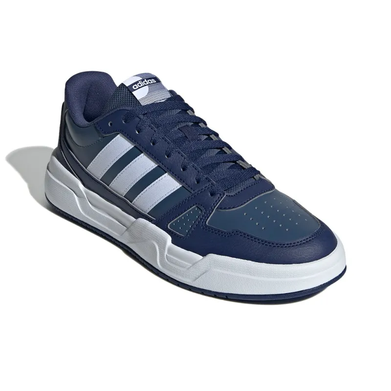 Adidas LITE BALLER Anti Slip Wear Resistant Low Top Casual Shoes Men's Blue White-2