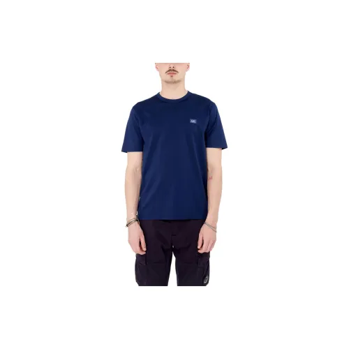 C.P.Company T-Shirts Men Zhuang Yuan Blue