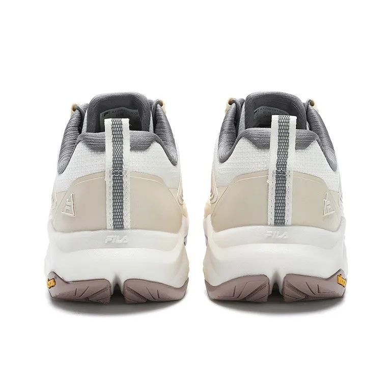 FILA Wear-Resistant Low-Top Outdoor Shoes Women's Milk White/Sunset Yellow-2
