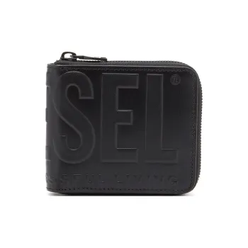 DIESEL Cow Leather Wallet Extra Small Men's Black