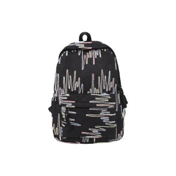 KAKAXI Nylon Backpack Women's Black/Pink/Yellow/Purple/White