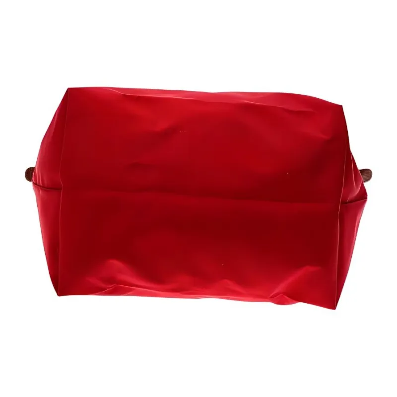 LONGCHAMP Nylon With Canvas And Fabric With Leather Dumpling Bag Handbags Medium Size Women's Red-3