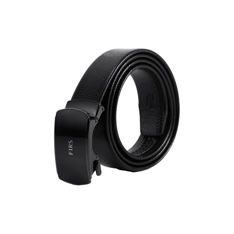 FIRS Business Casual, Ritual Feel, Automatic Buckle Synthetic Leather Belts Men's Width 3.5CM-0