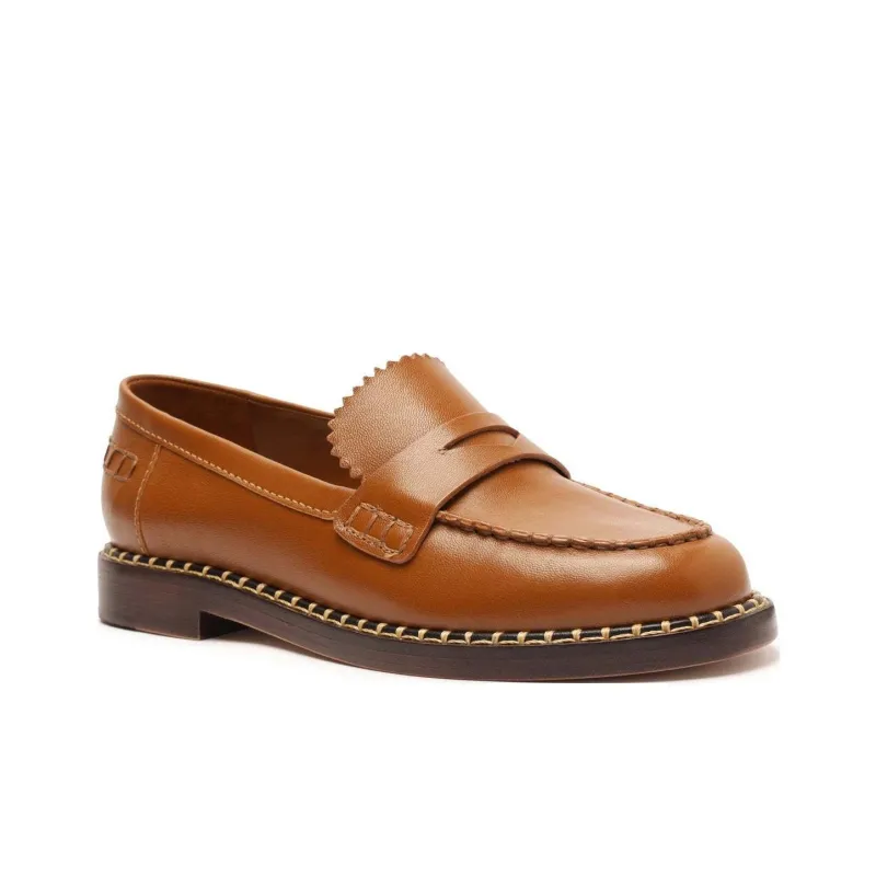 Schutz Christie Loafers Women's Brown-2