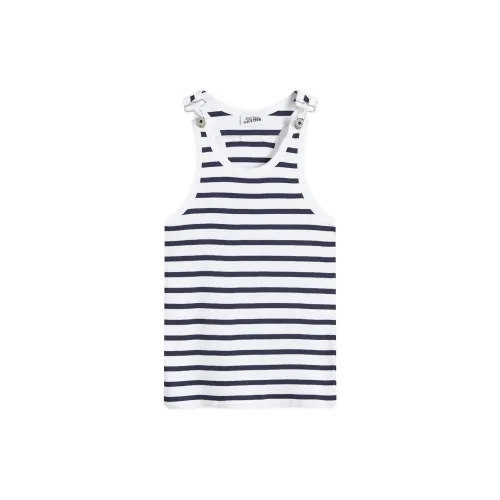 Jean Paul Gaultier Tank Tops Women's Marine Blue