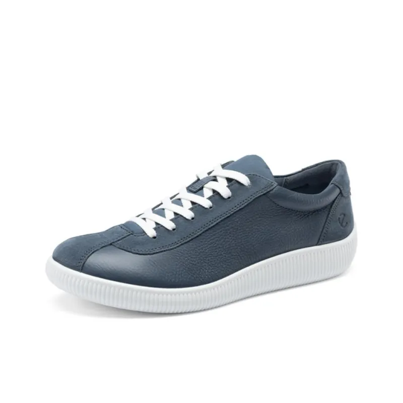 Ecco Low Top Casual Shoes Men's Blue Gray-2