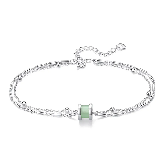 YINCHIE 925 Sterling Silver Anklets Women's-0