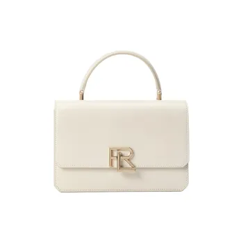Ralph Lauren Calfskin Crossbody Handbag Women's White