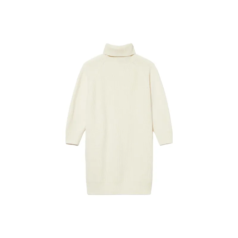 LACOSTE Long-Sleeved Dresses Women's White-1