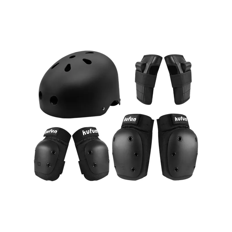 KUFUN Skateboard Protective Gears Knee Pads Elbow Pads And Wrist Pads Unisex-1