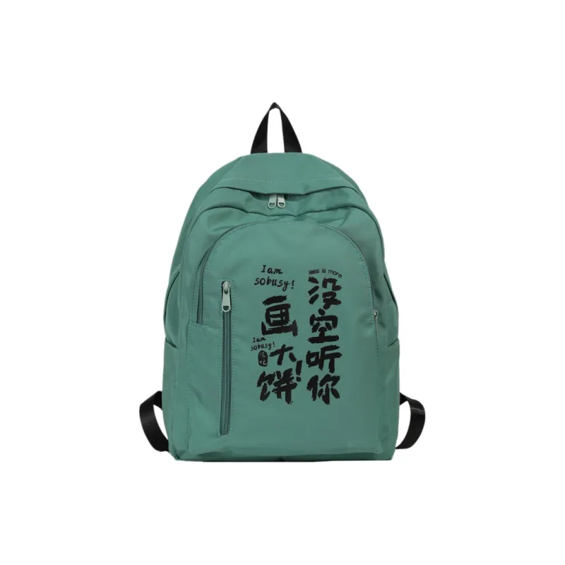 OURFUN Nylon Backpack Unisex Ecru/Black/Pink/Violet/Orange/Jasper/Blue-9