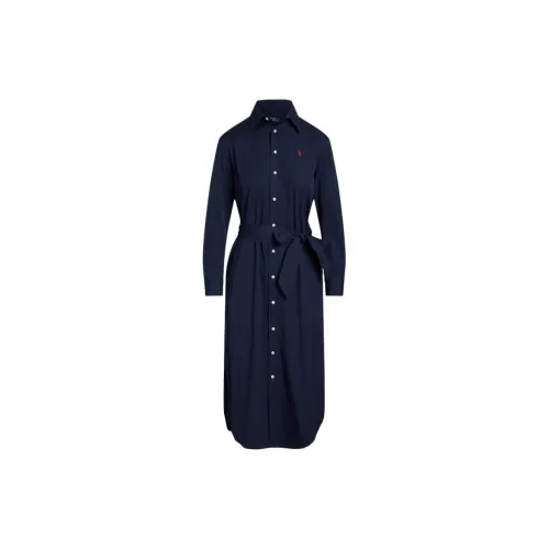 Polo Ralph Lauren Long-Sleeved Dresses Women's Nautical Blue