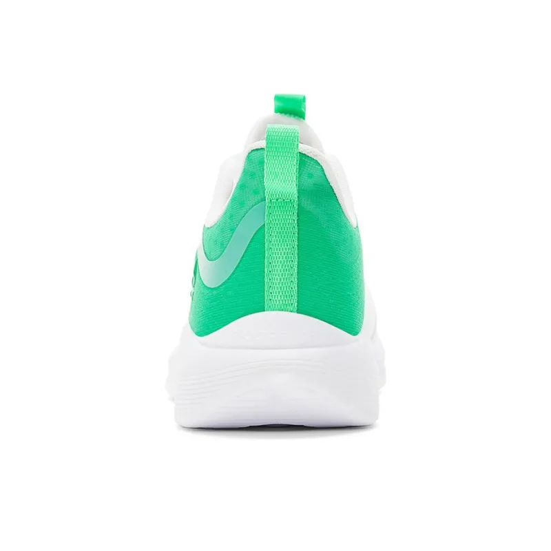 PEAK Abrasion Resistant Breathable Low Top Casual Running Shoes Men's White Green-3
