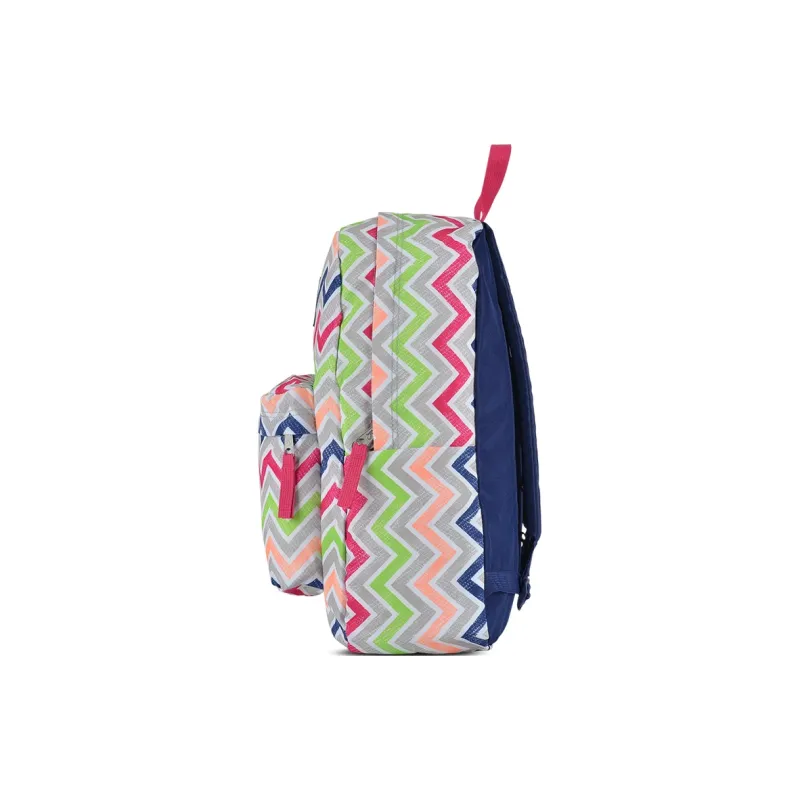 JanSport Fabric Sports Bag Computer Backpack Regular Unisex Wave Color Stripes-2