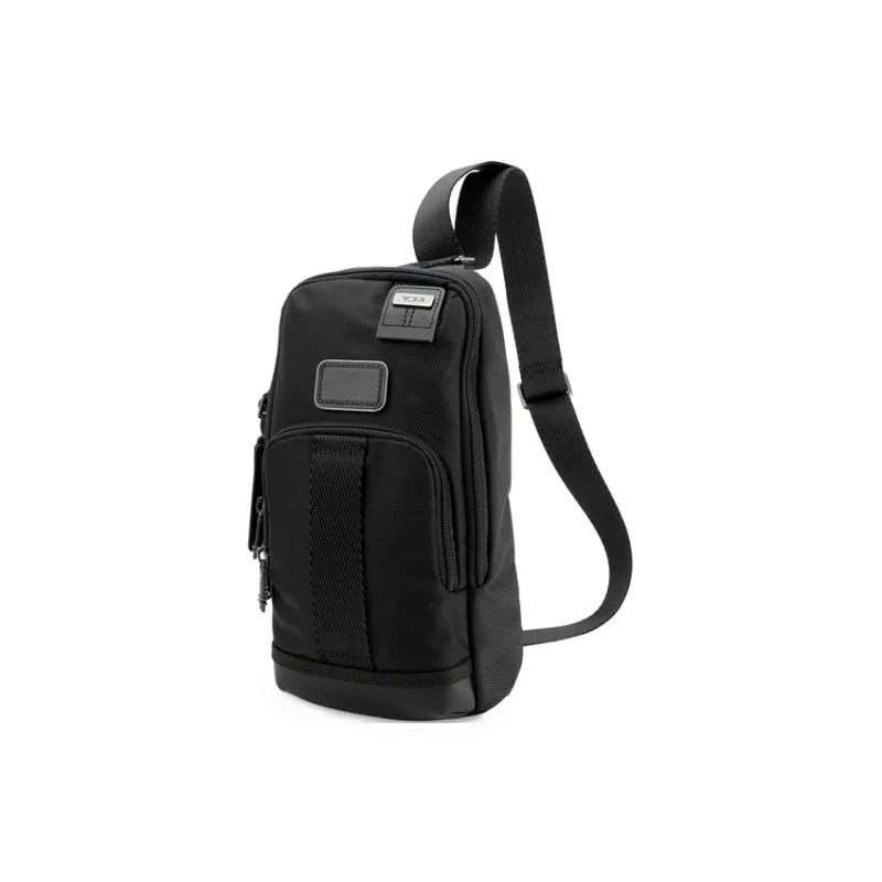 TUMI Canvas Sling Bag Fanny Pack Canvas Bag Shoulder Bag Crossbody Bag Regular Men's Black-3