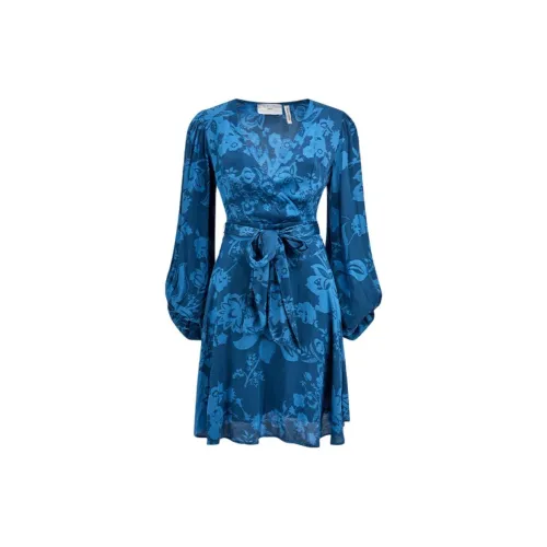 GUESS Long-Sleeved Dresses Women's G78I - Dark Blue