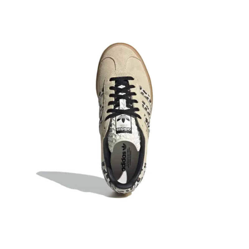 Adidas Gazelle Bold Cream Black Leopard Women's-4