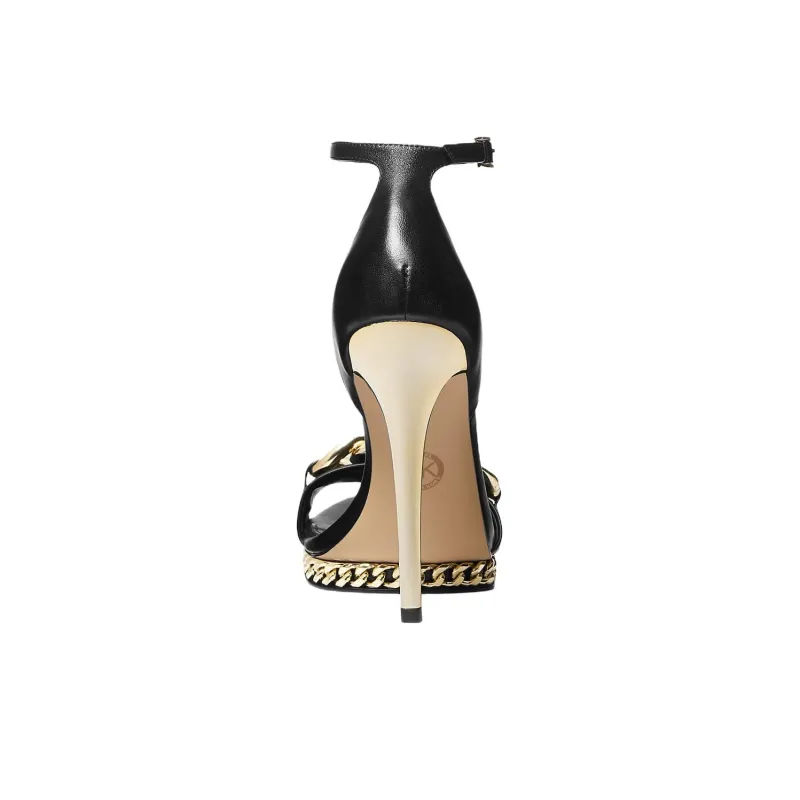 MICHAEL KORS Jordyn Strap Sandals 12cm Women's Black-3