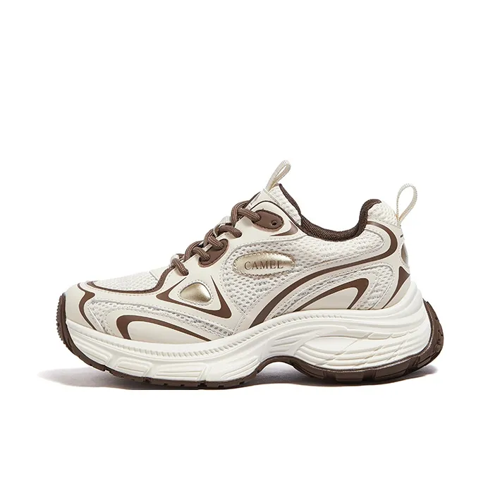CAMEL Low-Top Chunky Sneakers Women's-12