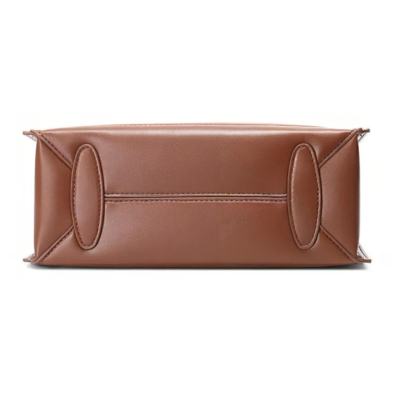 MEXICAN Polyurethane Leather Tote Bag, Shopping Bag, Shoulder Bag, Bucket Bag, Shoulder Bag Regular Women's Coffee-4
