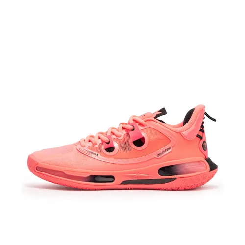 361° Super Nova 2.0 PRO Basketball Shoes Men Low-Top Fluorescent Begonia Pink/Obsidian Black