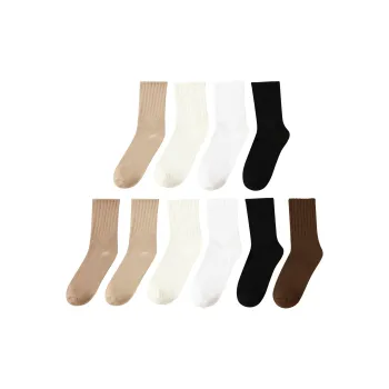 JUNEROSE Mid Calf Socks Women's 10 Pack Multicolor