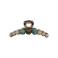 Extra Large Multicolor Round Bead Ribbon Clip (14cm)