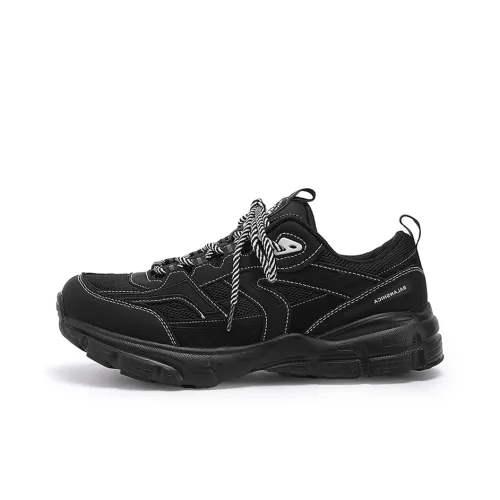 MODERN BELLE Chunky Sneakers Men Low-Top Black