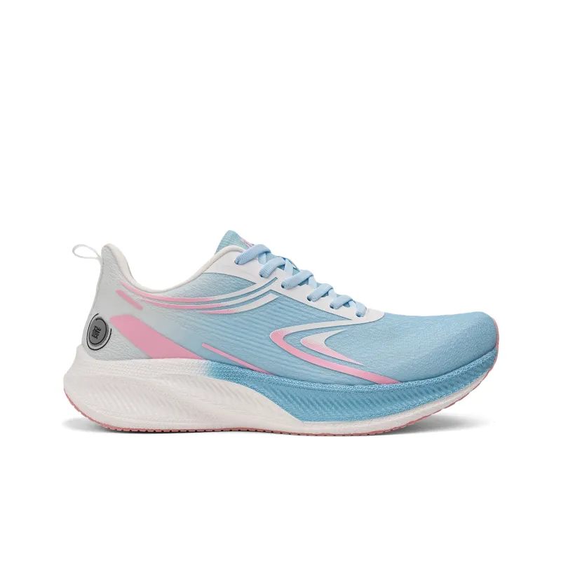 IWZI Running Shoes With High Visual Appeal Unisex Blue Pink Mismatched Color-1