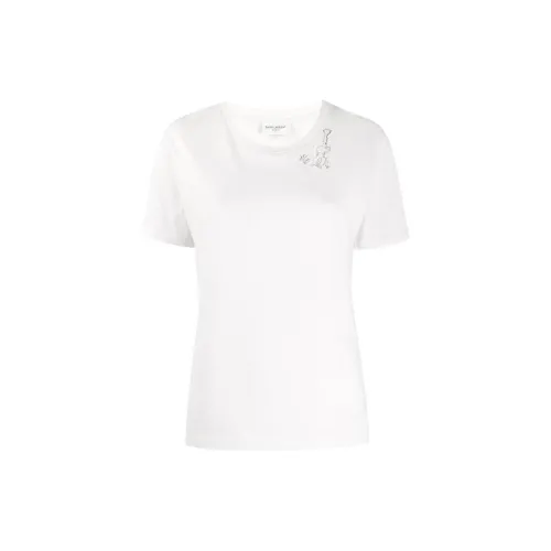 SAINT LAURENT T-Shirts Women's White