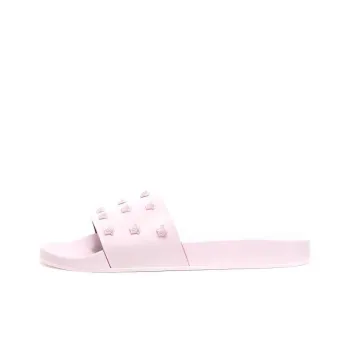 VERSACE Medusa Abrasion Resistant Slide Slippers Women's Pink