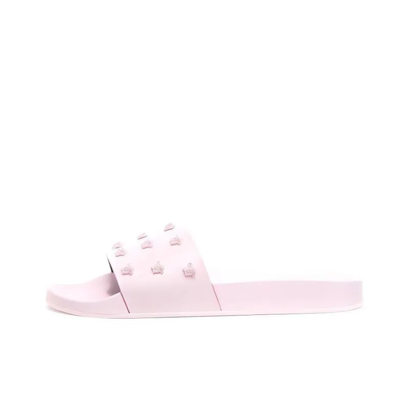 VERSACE Medusa Abrasion Resistant Slide Slippers Women's Pink-0