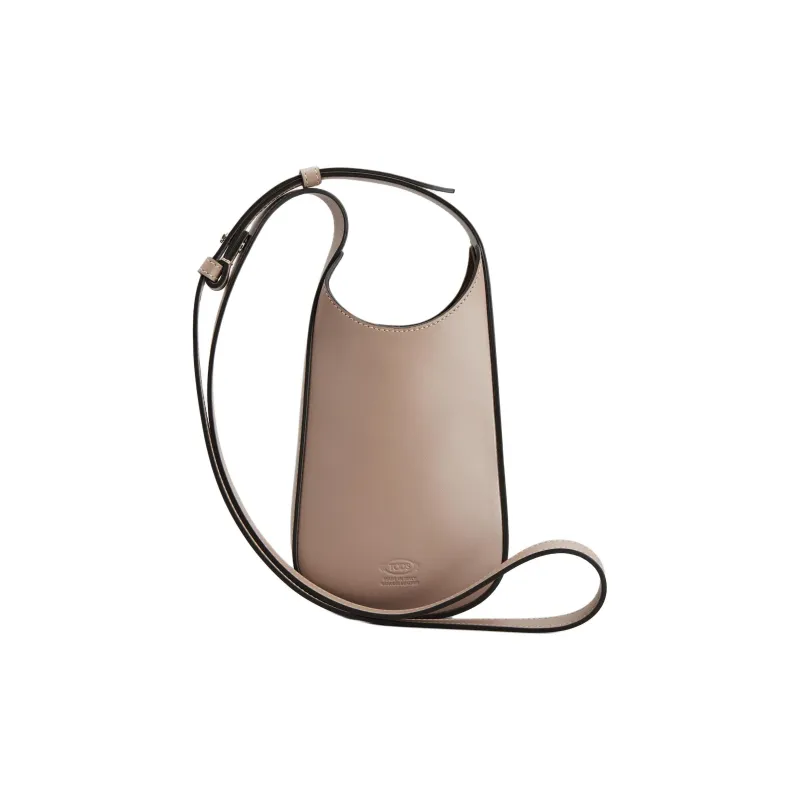 TOD'S Logo Embossed Crossbody Bag-1