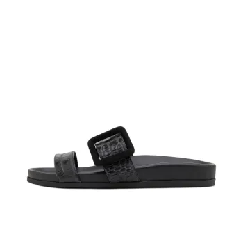 MANOLO BLAHNIK Slide Slippers Women's Black