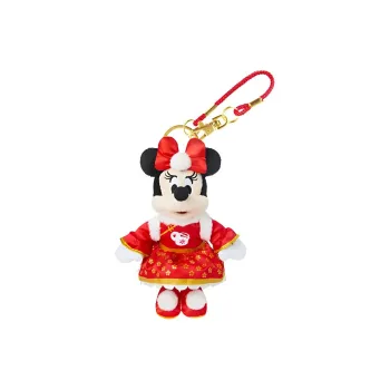 Disney Minnie Shanghai Disney 2023 Dolls Plush Pendant 15cm High