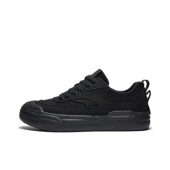 JIPIAO Low-Top Canvas Shoes Unisex Black Warrior Please Order One Size Down