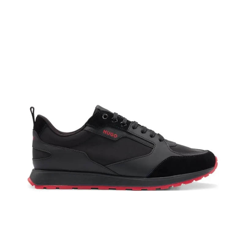 HUGO BOSS Wear-Resistant Low-Top Casual Shoes Men's Black-1