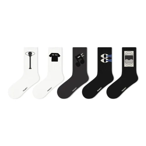 Primeet Unisex Mid-Calf Socks