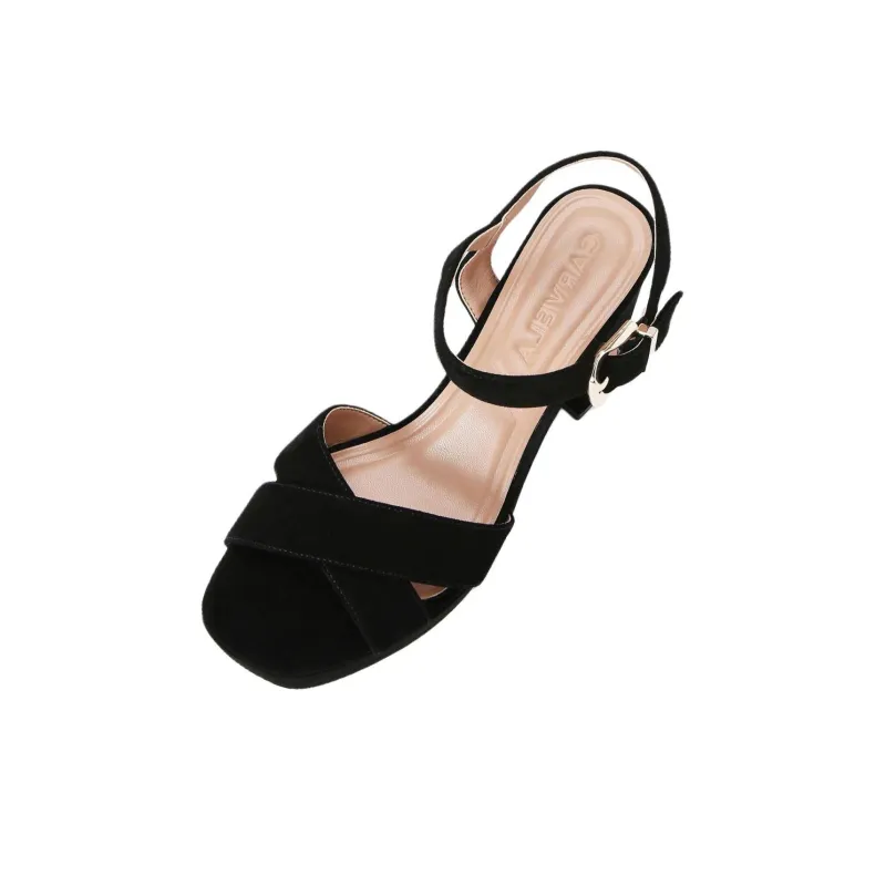 Kurt Geiger London Serafina Strap Sandals 9cm Women's Black-4