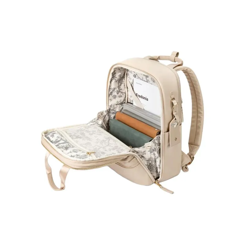 SAMSONITE V&A Collaboration AQUARIUS Fabric Backpack Unisex Ivory White-4