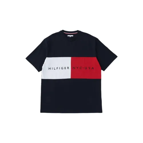 Tommy Hilfiger SS24 Vitality Summer Series T-Shirts Men Marine Blue