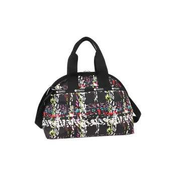 LeSportsac Polyester Shoulder Bag Crossbody Bag Handbag Unisex Black Multicolor