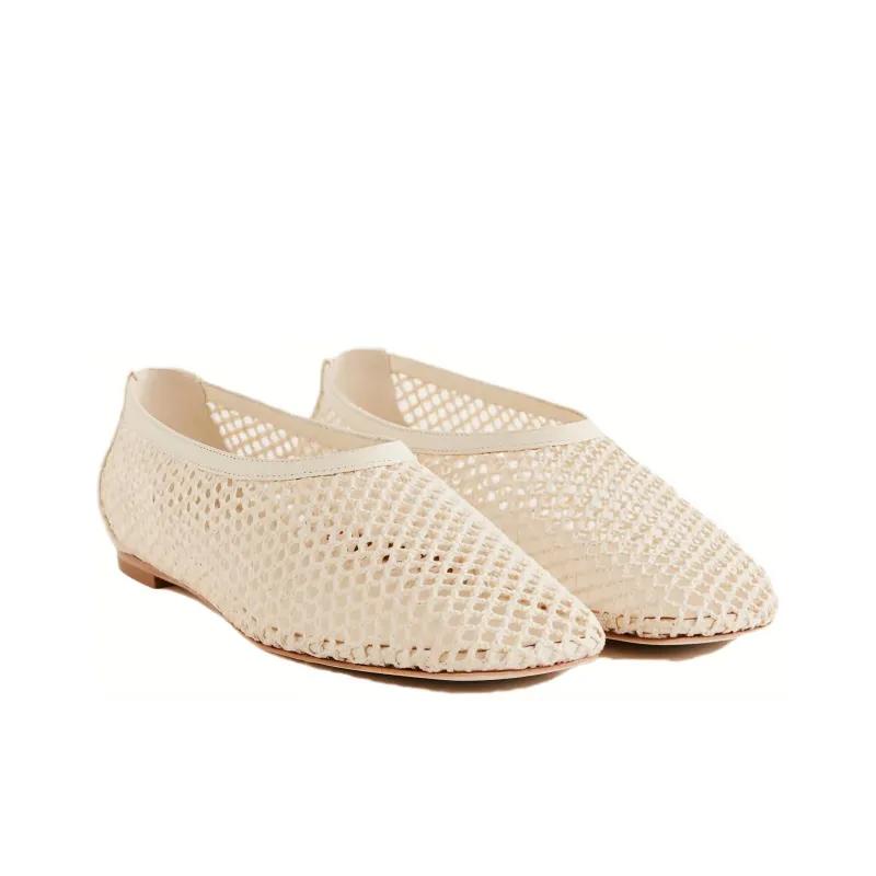 REFORMATION Britt Casual Single Shoes Women's White-2