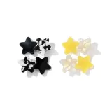 [Black White+Yellow White]4 Pack