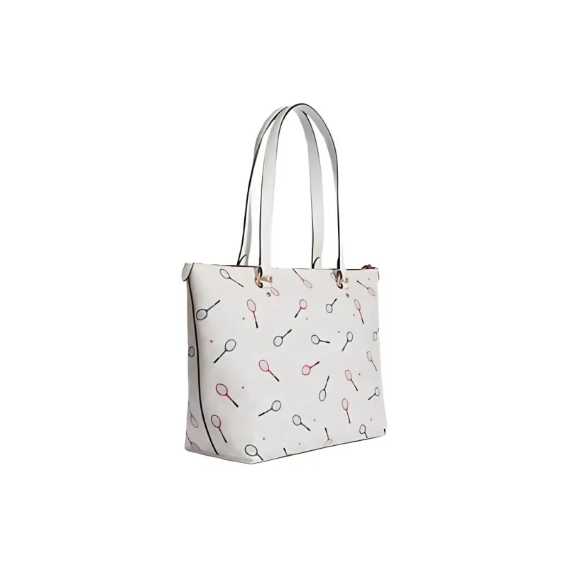 COACH Gallery Leather Portable Crossbody Bag, Shoulder Bag Women's White-1