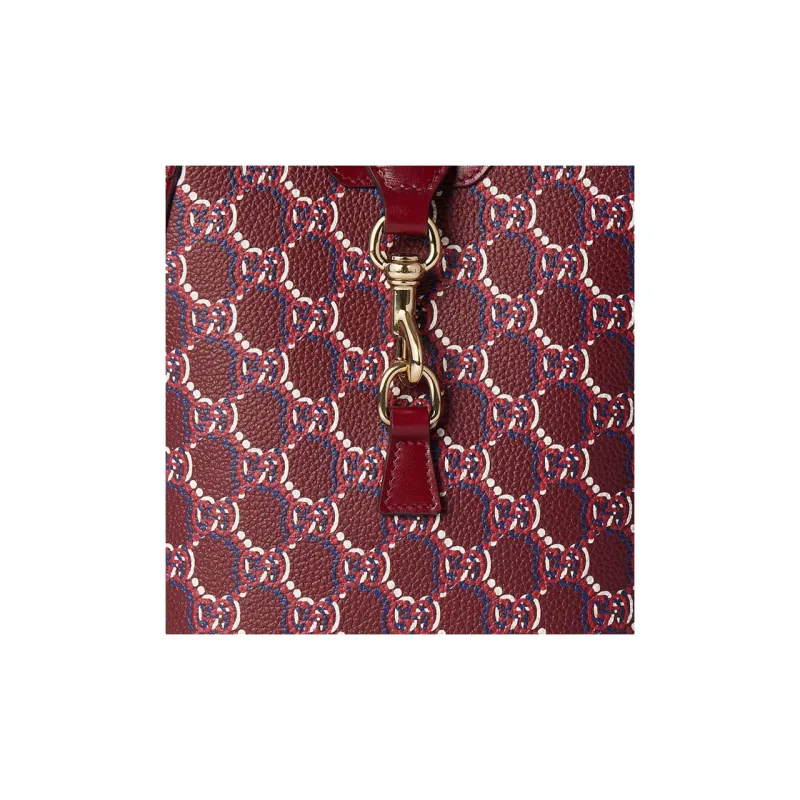 GUCCI Leather Bucket Bags Shoulder Bag Crossbody Bag Mini Women's Red-7