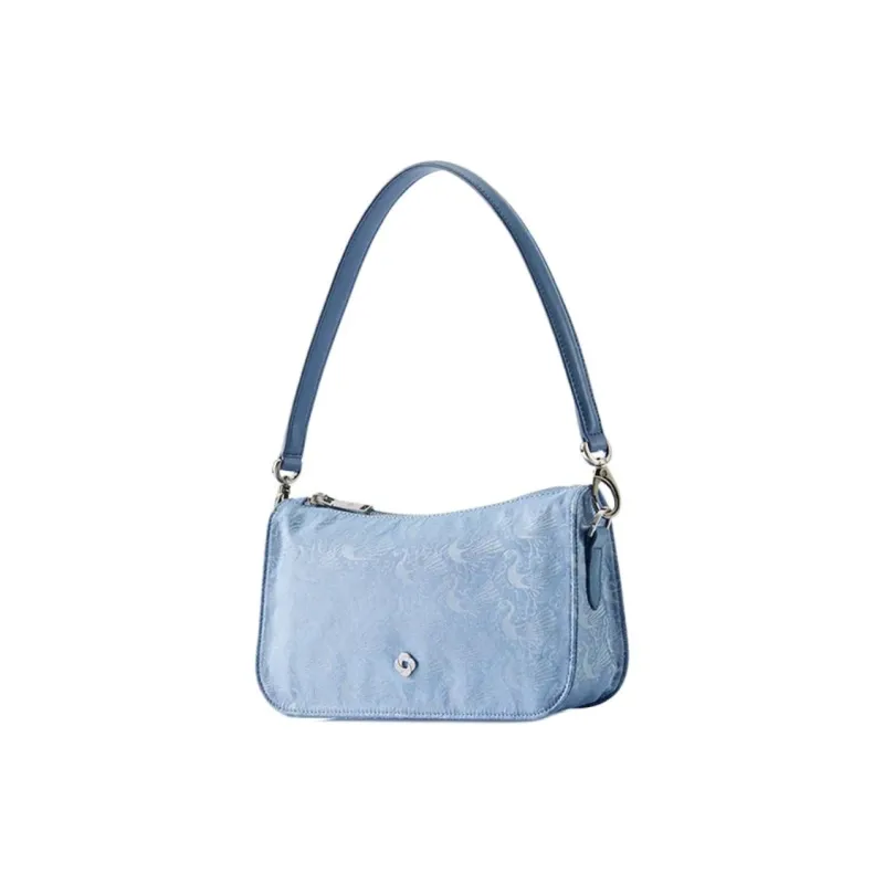 SAMSONITE V&A Collaboration LIBRA 2.0 Jacquard Fabric Shoulder Bag, Handbag, Shoulder Bag Women's Blue Print-1