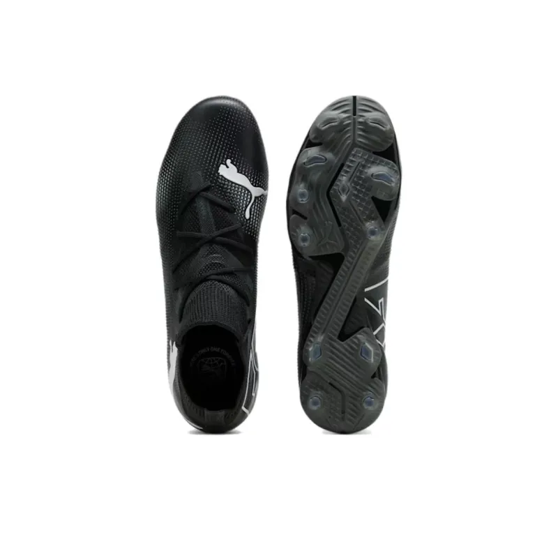 PUMA FUTURE 7 MATCH Anti Slip Wear Resistant Soccer Shoes Men's Black-3