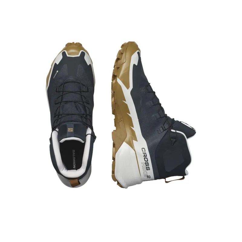 SALOMON Cross Hike 2 Mid GORE TEX 'Carbon Bronze Brown'-3