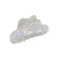 Iridescent White-Cloud Claw Clip